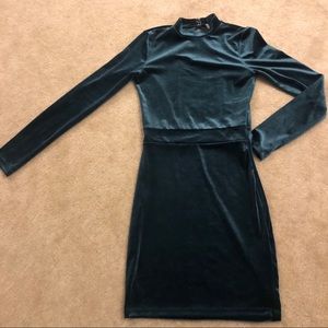 Green Velvet Bodycon